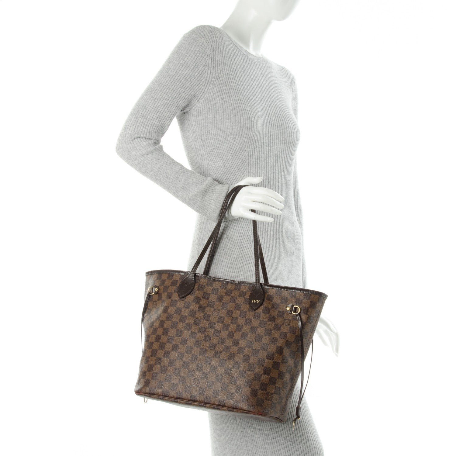 Louis Vuitton Damier Ebene Neverfull MM 2 of 13