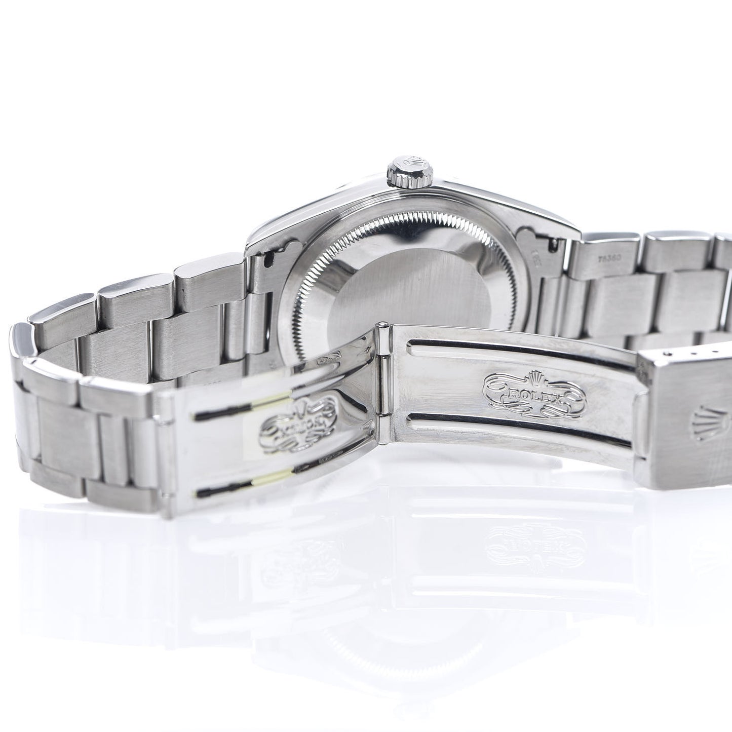 Stainless Steel 36mm Oyster Perpetual Datejust Watch Silver Roman 16200