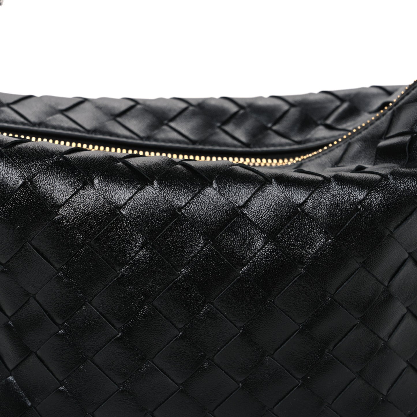 Calfskin Nappa Intrecciato Mini Wallace Black