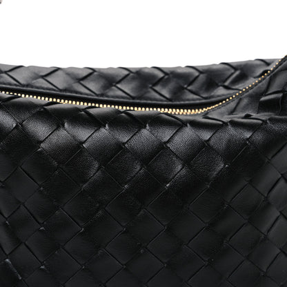 Bottega Veneta Calfskin Nappa Intrecciato Mini Wallace Black 9 of 11