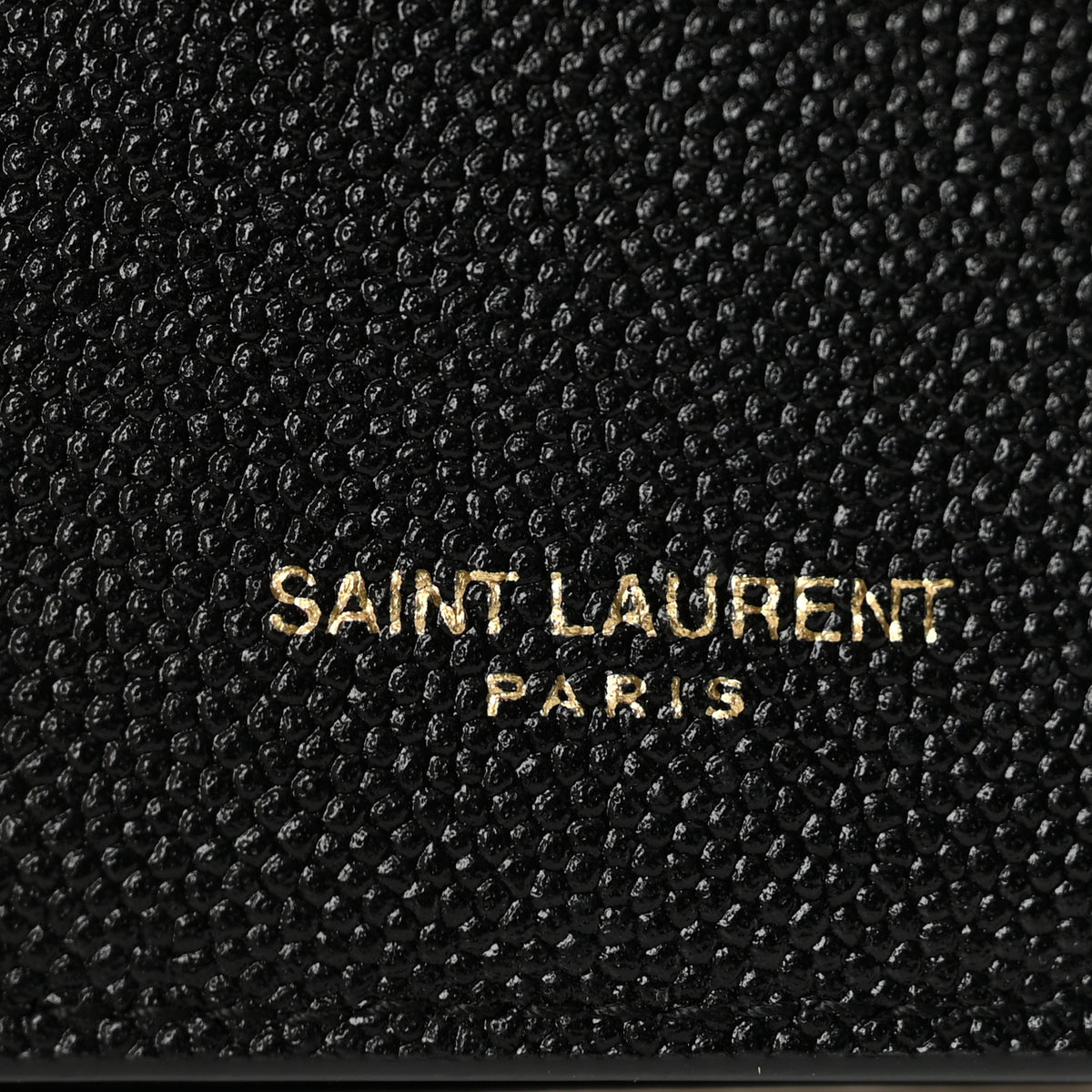 Saint Laurent Grain De Poudre Monogram Bi-Fold Wallet Black 6 of 13