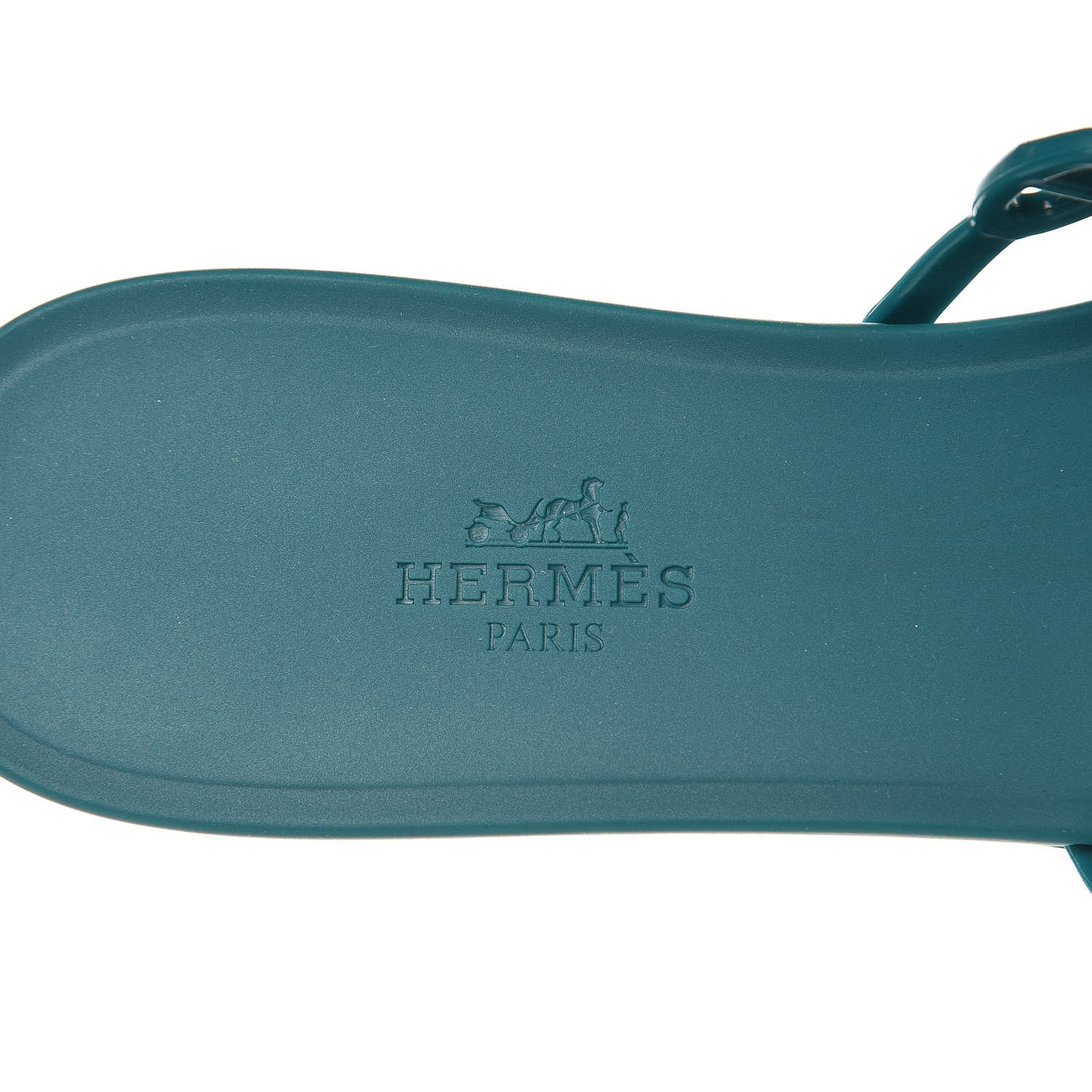 Hermes TPU Rivage Sandals 39 Vert d'Ete 6 of 7