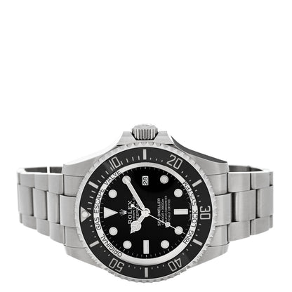 Rolex Stainless Steel 44mm Oyster Perpetual Date Sea-Dweller Deepsea Watch Black 126660 2 of 5