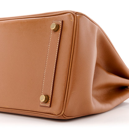 Hermes Courchevel HAC Birkin 32 Gold 9 of 19