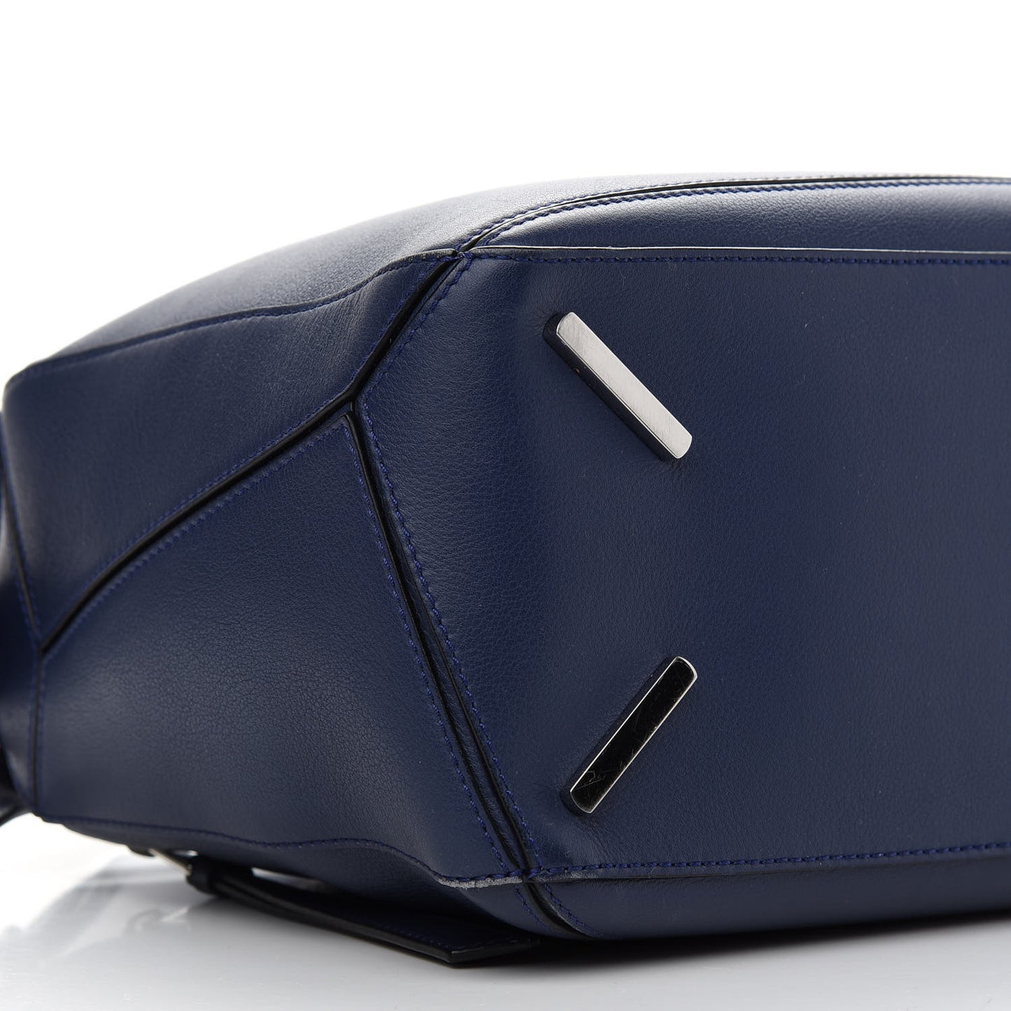 Calfskin Medium Puzzle Bag Marine