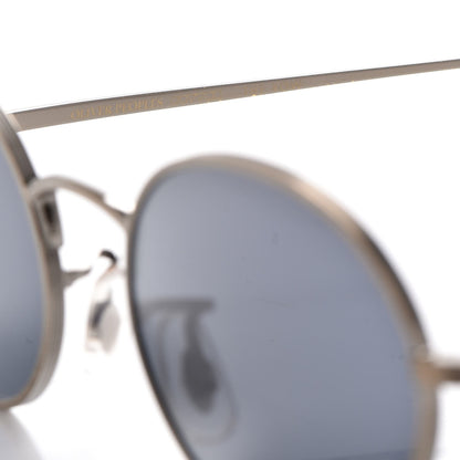 Oliver Peoples The Row Empire Suite Oval Sunglasses Pewter Black 8 of 10