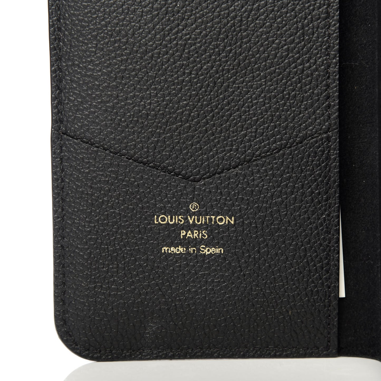 Empreinte iPhone XS Max Folio Case Black
