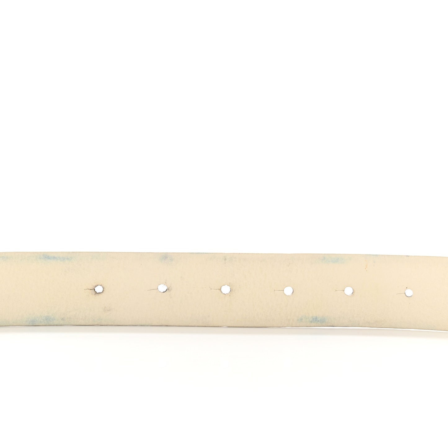 Calfskin CC Reversible Belt 80/32 White Black