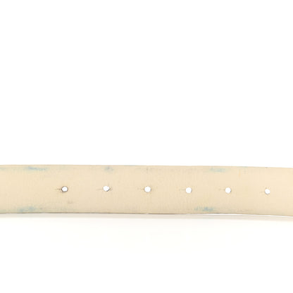 Chanel Calfskin CC Reversible Belt 80/32 White Black 3 of 6