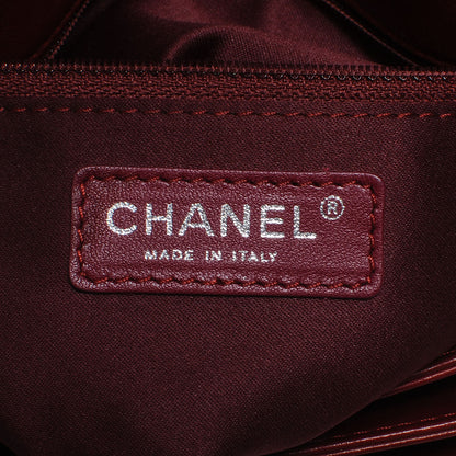 Chanel Lambskin Quilted 3 Flap Red 6 of 7