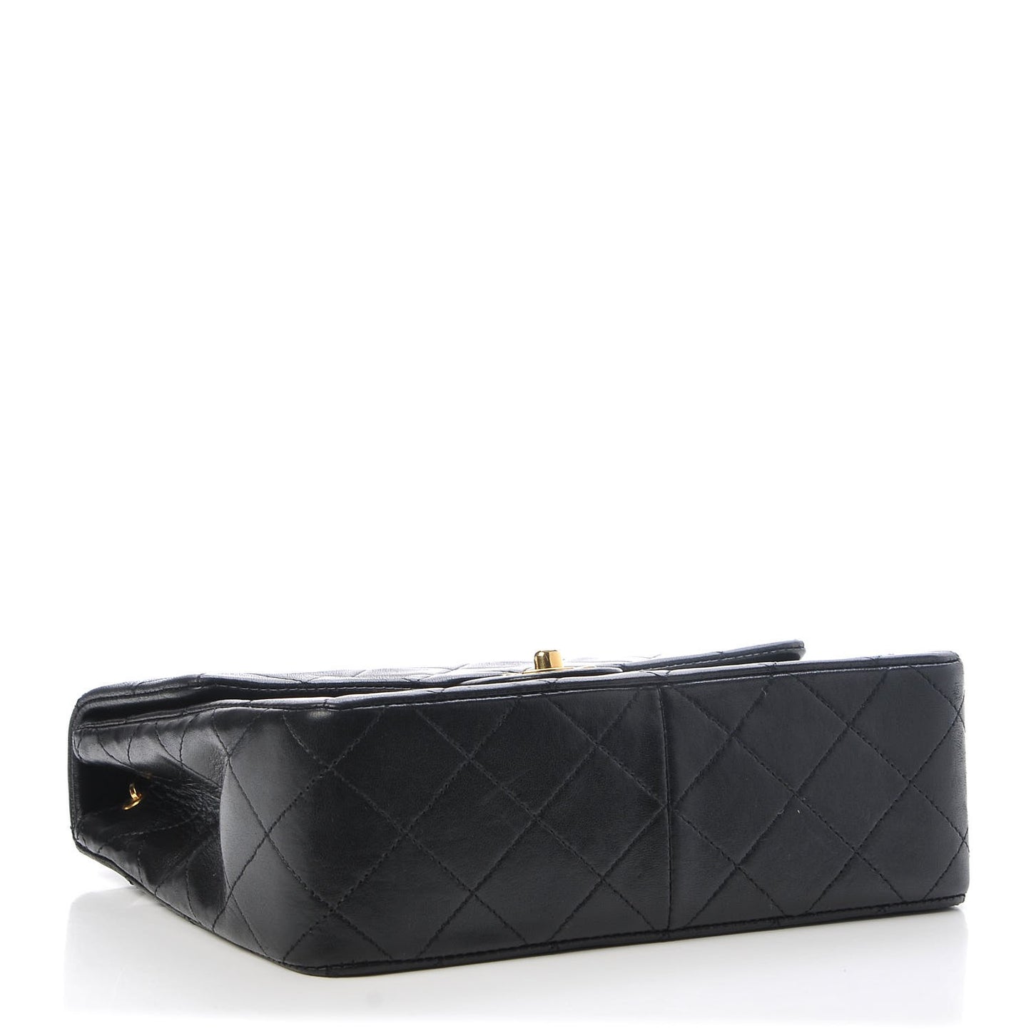 Lambskin Mini Square Flap Black