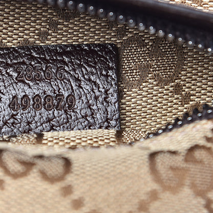 Gucci GG Monogram Double Pocket Belt Bag Dark Brown 8 of 10