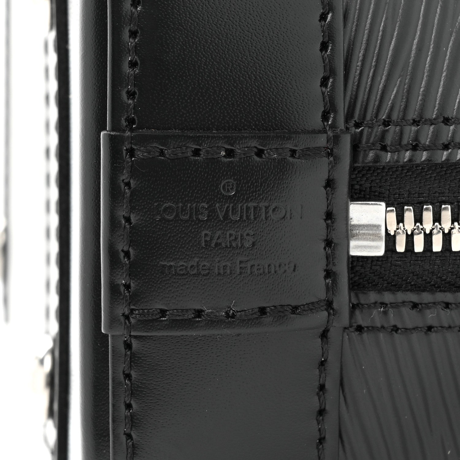 Louis Vuitton Epi Alma BB Black 6 of 11