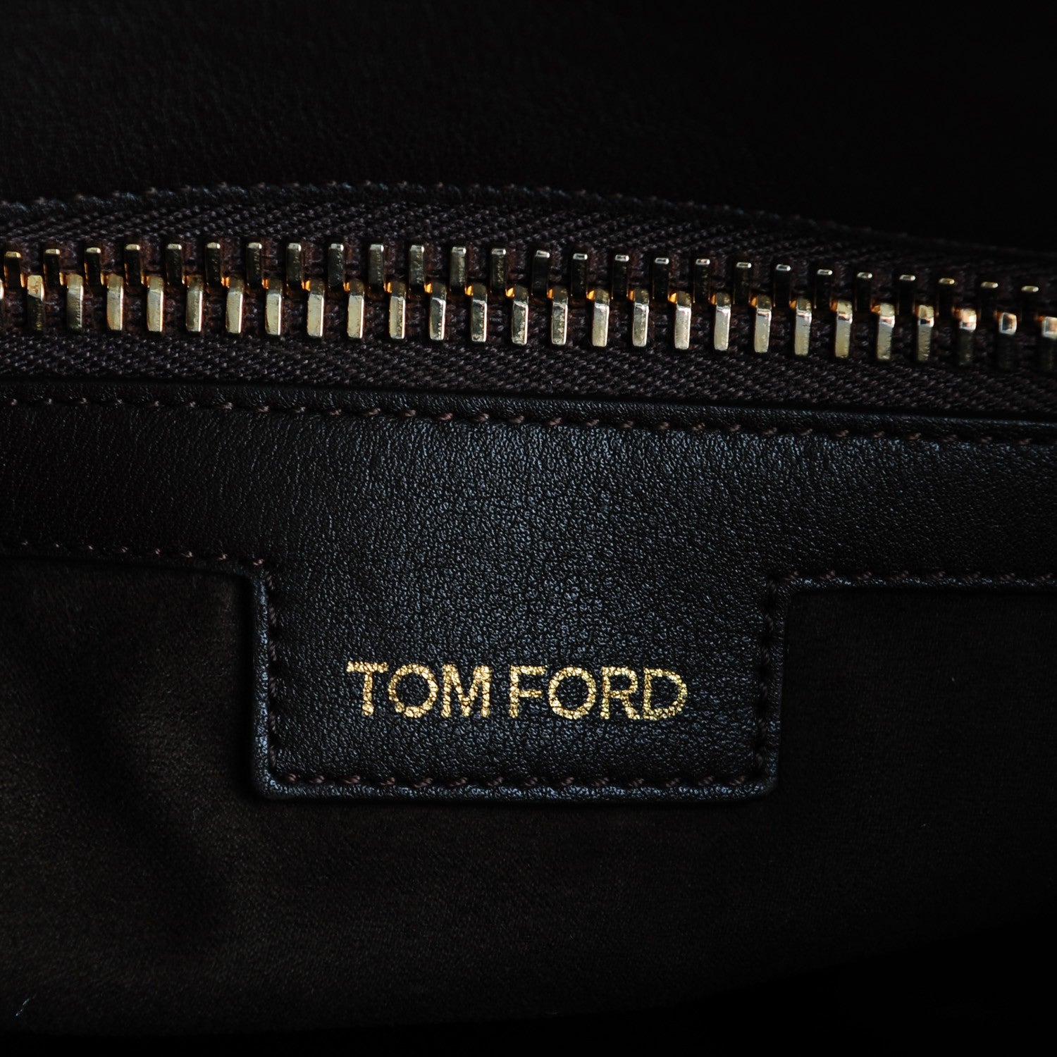 Tom Ford Grained Calfskin Medium Jennifer Crossbody Bag Brown 6 of 7