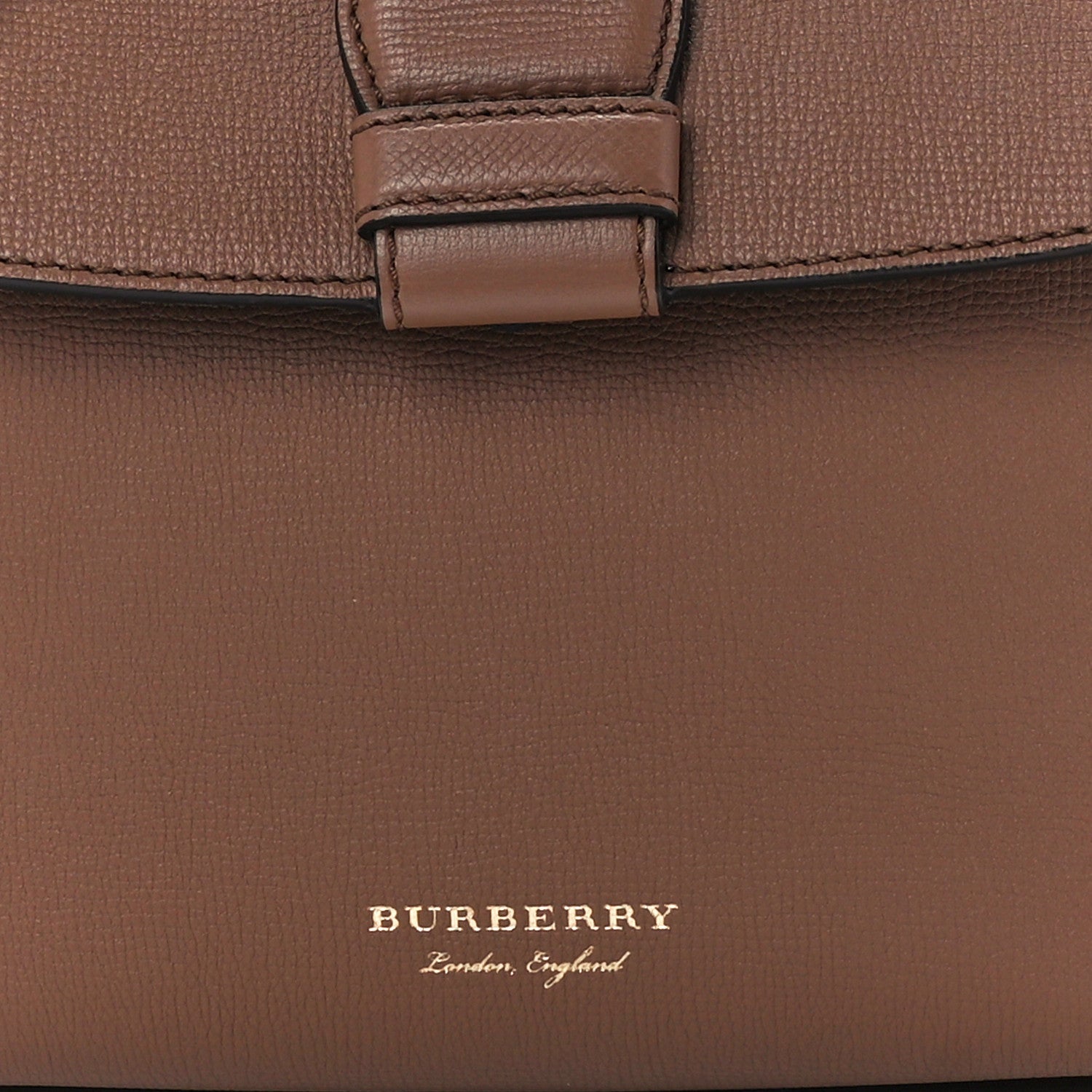Burberry Derby Calfskin House Check Small Camberley Dark Sand 9 of 12