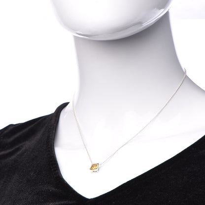 Tiffany Sterling Silver Citrine Sparklers Pendant Necklace 2 of 7