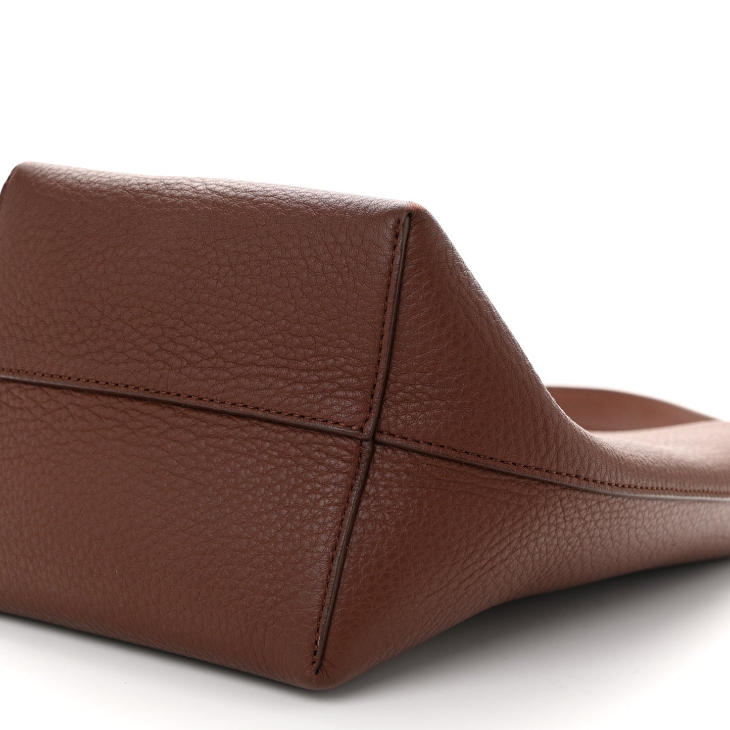 Grained Calfskin Small N/S Park Tote Cognac