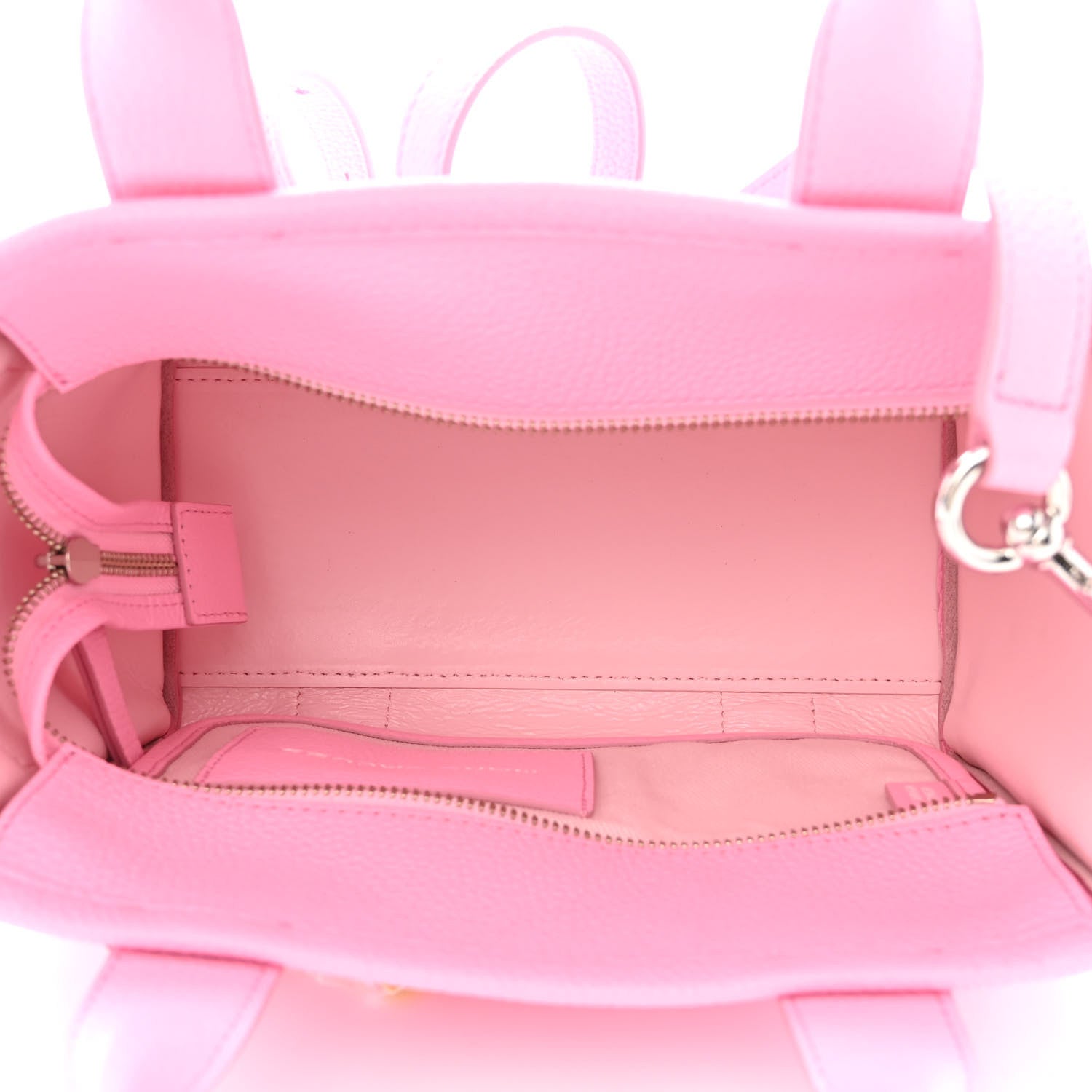 Marc Jacobs Grained Calfskin Small The Tote Bag Candy Pink 5 of 10