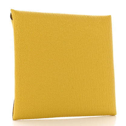 Hermes Chevre Mysore Bastia Coin Purse Jaune Ambre 2 of 7