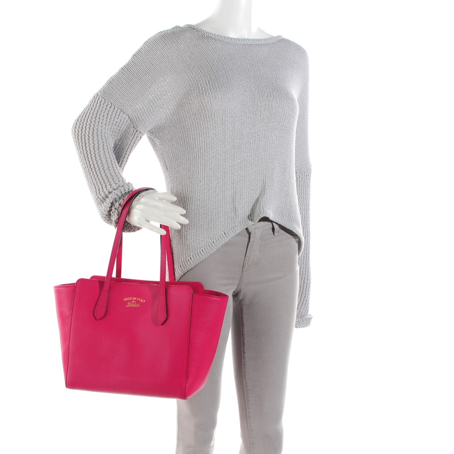 Gucci Dollar Calfskin Small Swing Tote Blossom 2 of 6