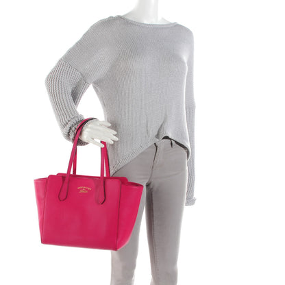 Gucci Dollar Calfskin Small Swing Tote Blossom 2 of 6