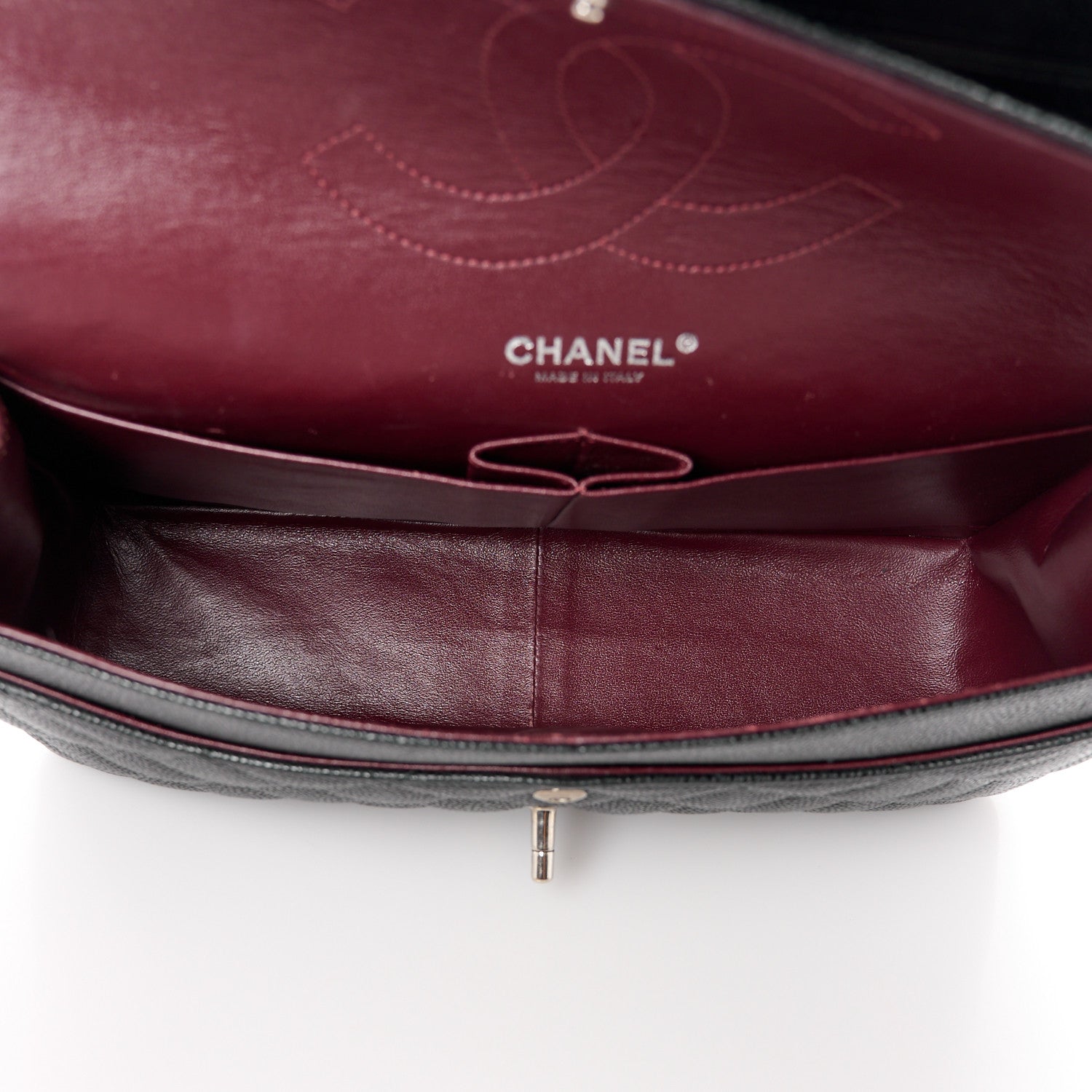 Chanel Caviar Quilted Jumbo Double Flap Black 5 of 11