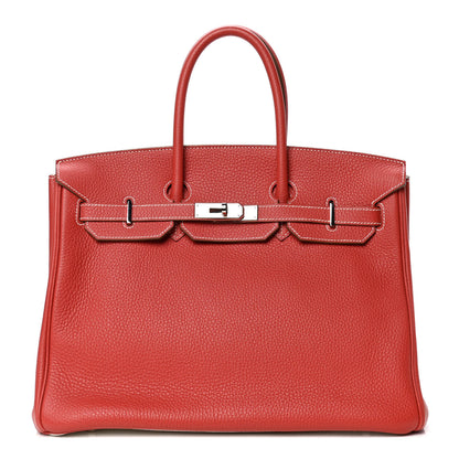 Hermes Togo Birkin 35 Sanguine White 1 of 4