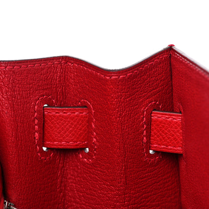 Hermes Epsom Kelly Sellier 32 Rouge Casaque 23 of 45