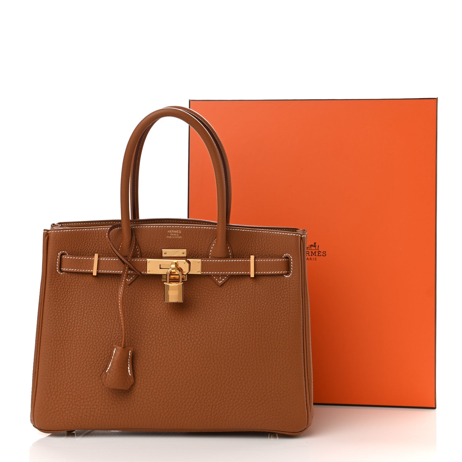 Hermes Togo Swift Canvas 3 in 1 Birkin 30 Gold 15 of 15