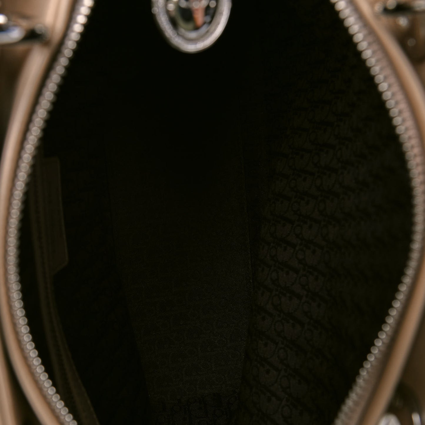 Lambskin Cannage Large Lady Dior Beige