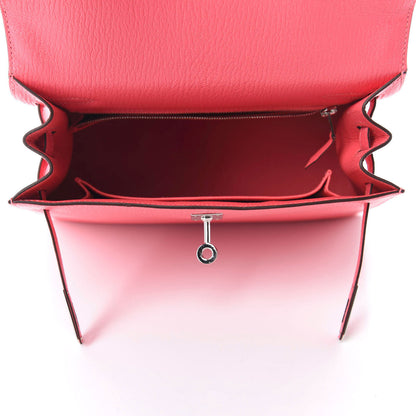 Hermes Chevre Kelly Sellier 25 Rose Lipstick 5 of 11