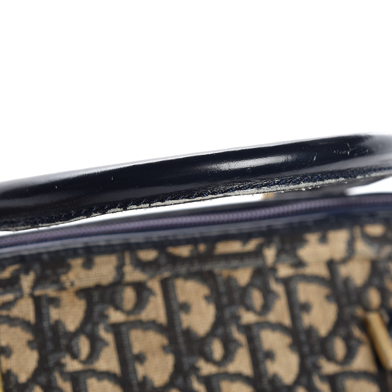 Christian Dior Monogram Tote Navy Blue 19 of 21