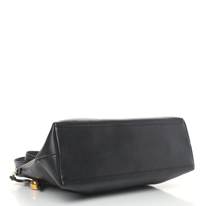 Chanel Caviar Large CC Shoulder Bag Black 3 of 5