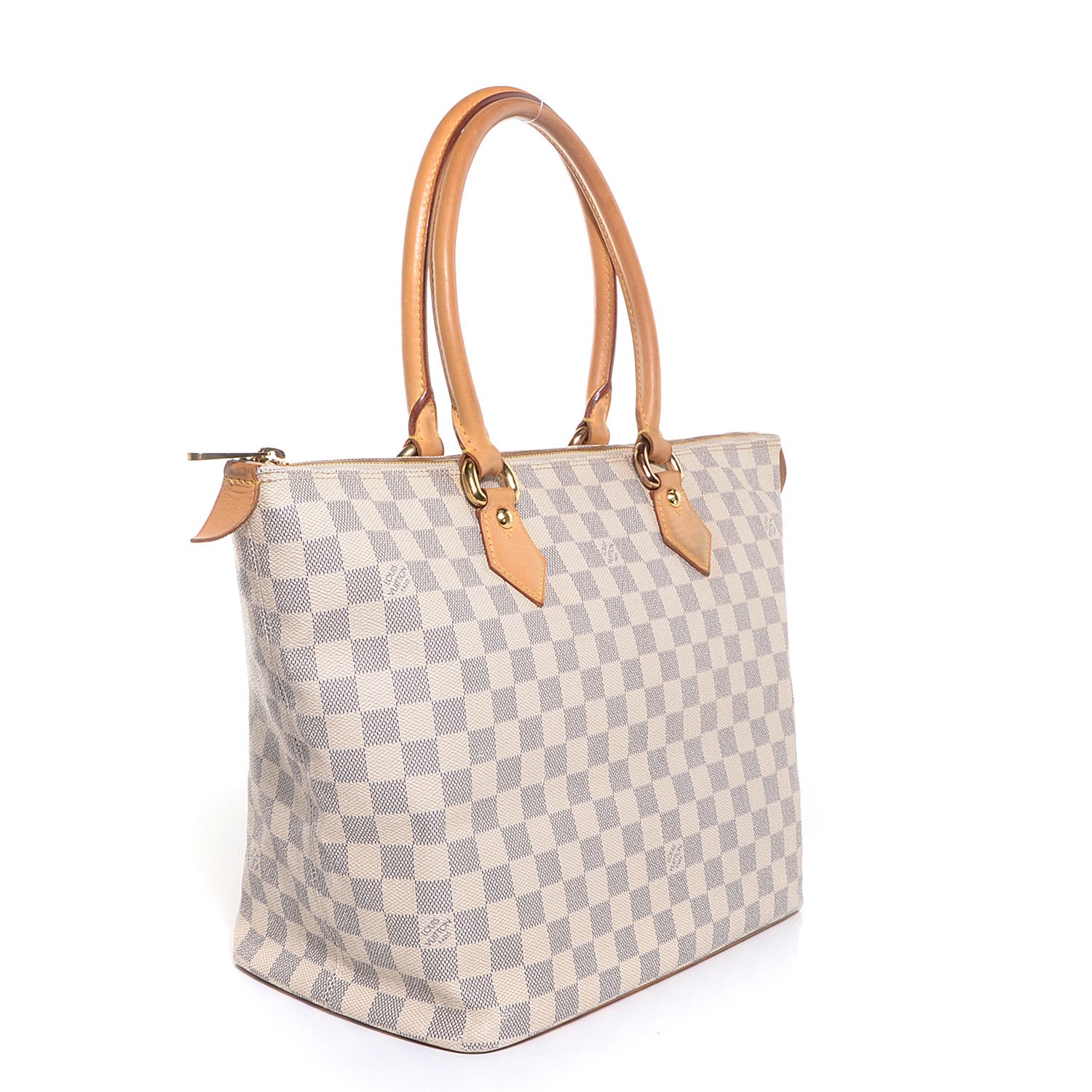 Louis Vuitton Damier Azur Saleya MM 3 of 7