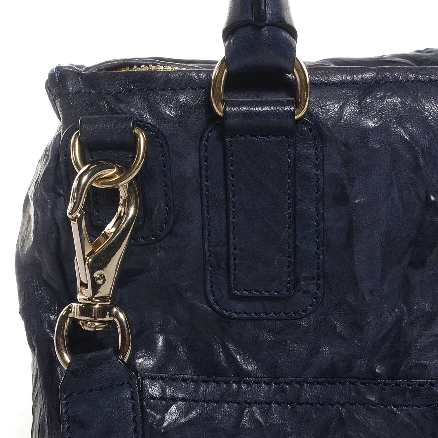 Givenchy Tumbled Sheepskin Medium Pandora Navy 8 of 10