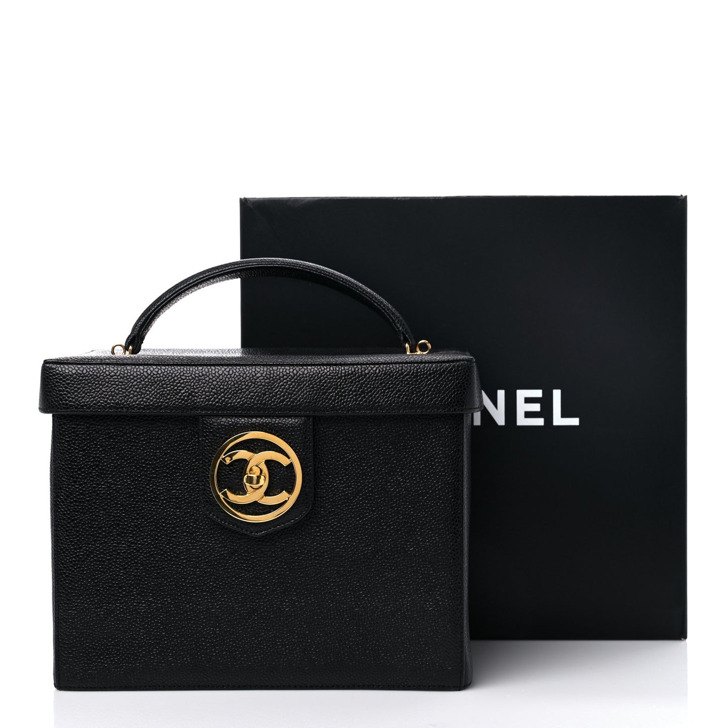 Caviar Vanity Train Case Black