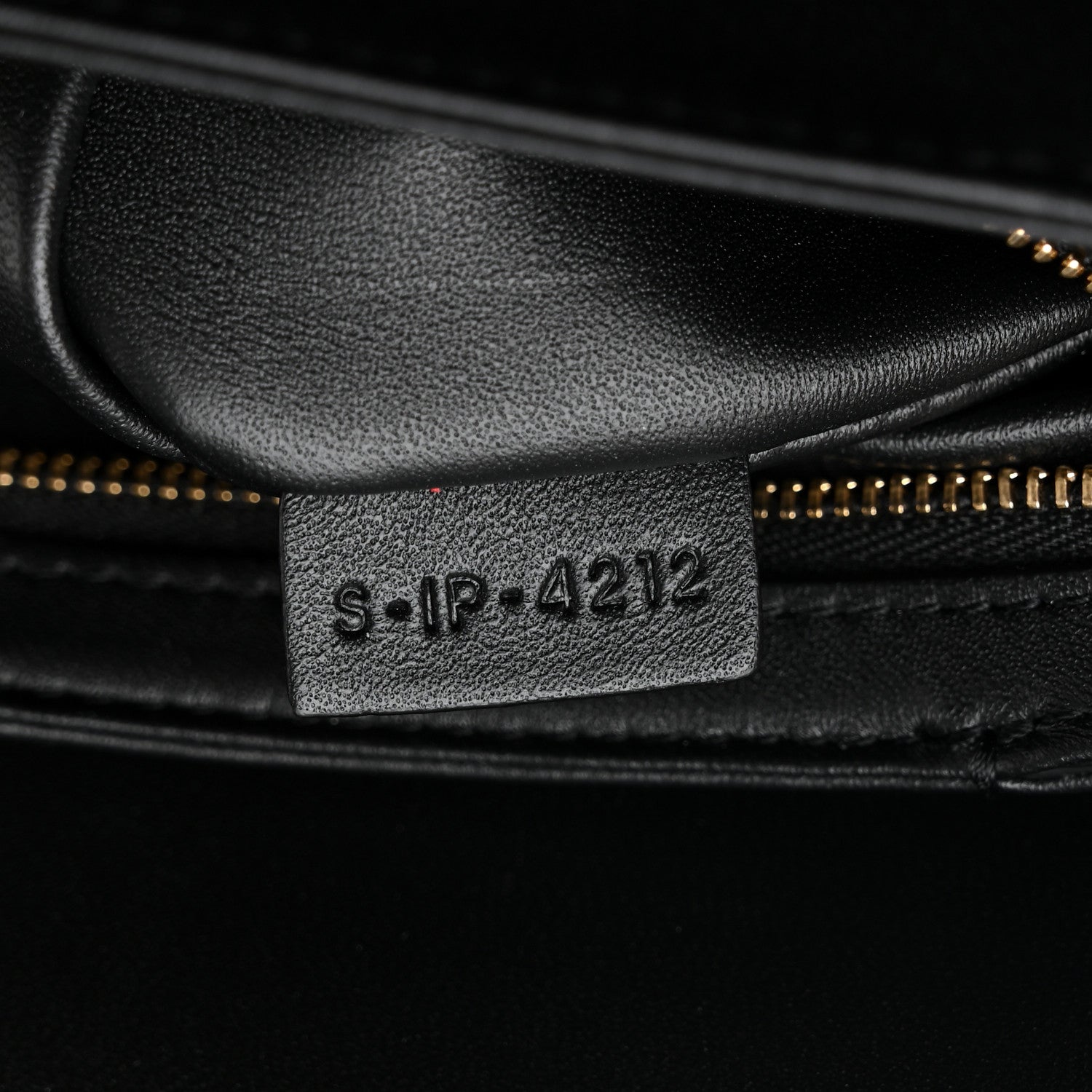 Celine Shiny Calfskin Medium Triomphe Black 8 of 11