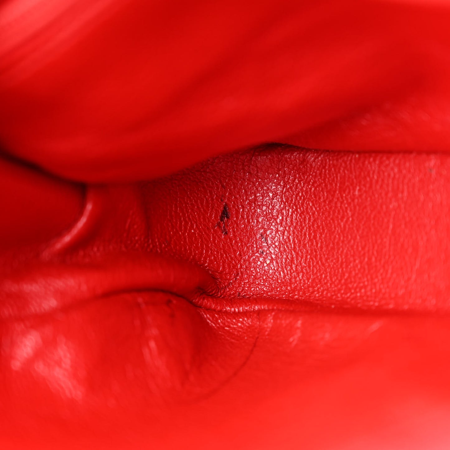 Lambskin Mini CC Timeless Flap Red