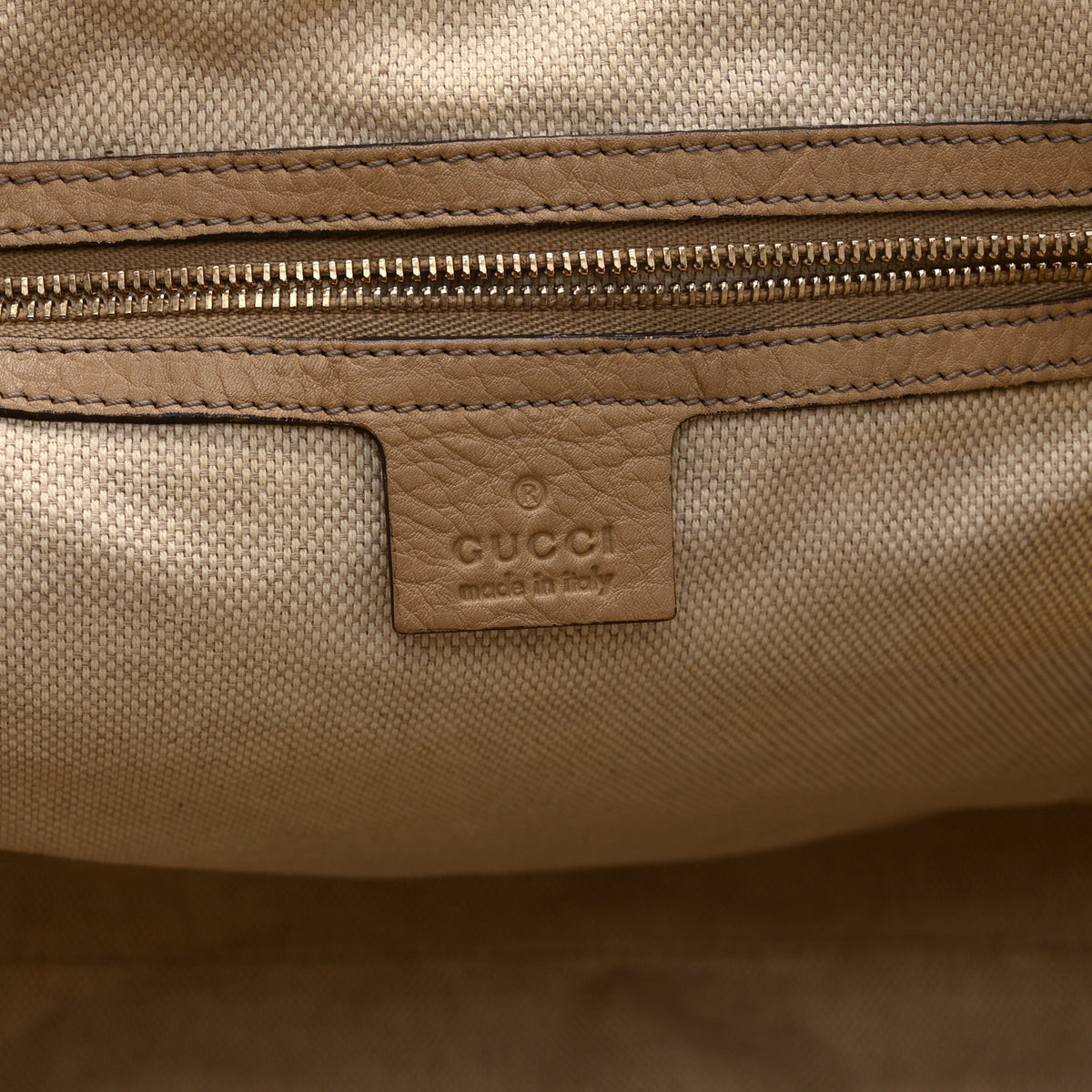 Pebbled Calfskin Medium Soho Shoulder Bag Camelia