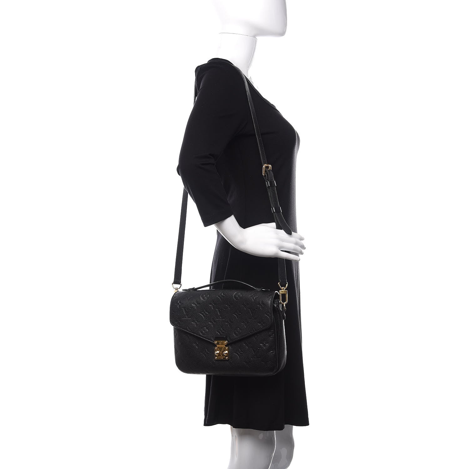 Louis Vuitton Empreinte Pochette Metis Black 2 of 8