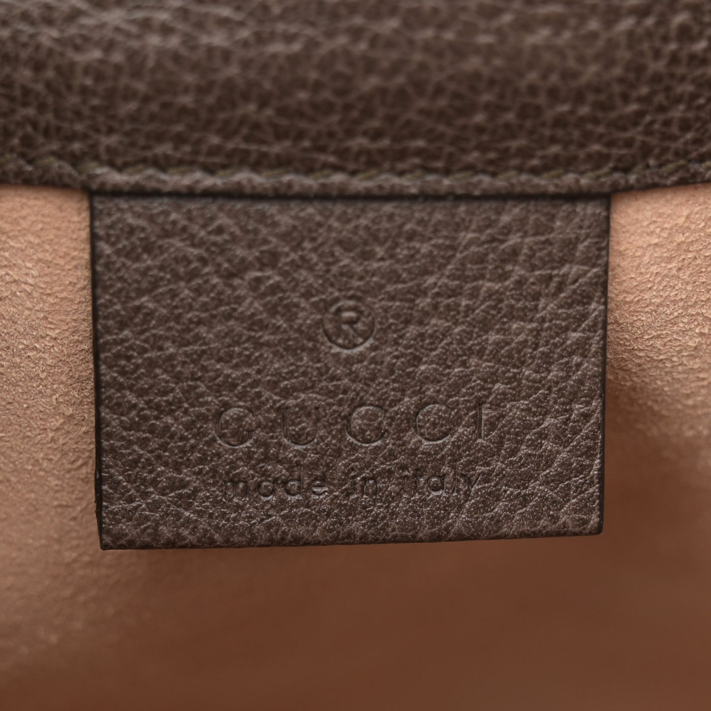 GG Supreme Monogram Web Mini Ophidia Bucket Bag Brown