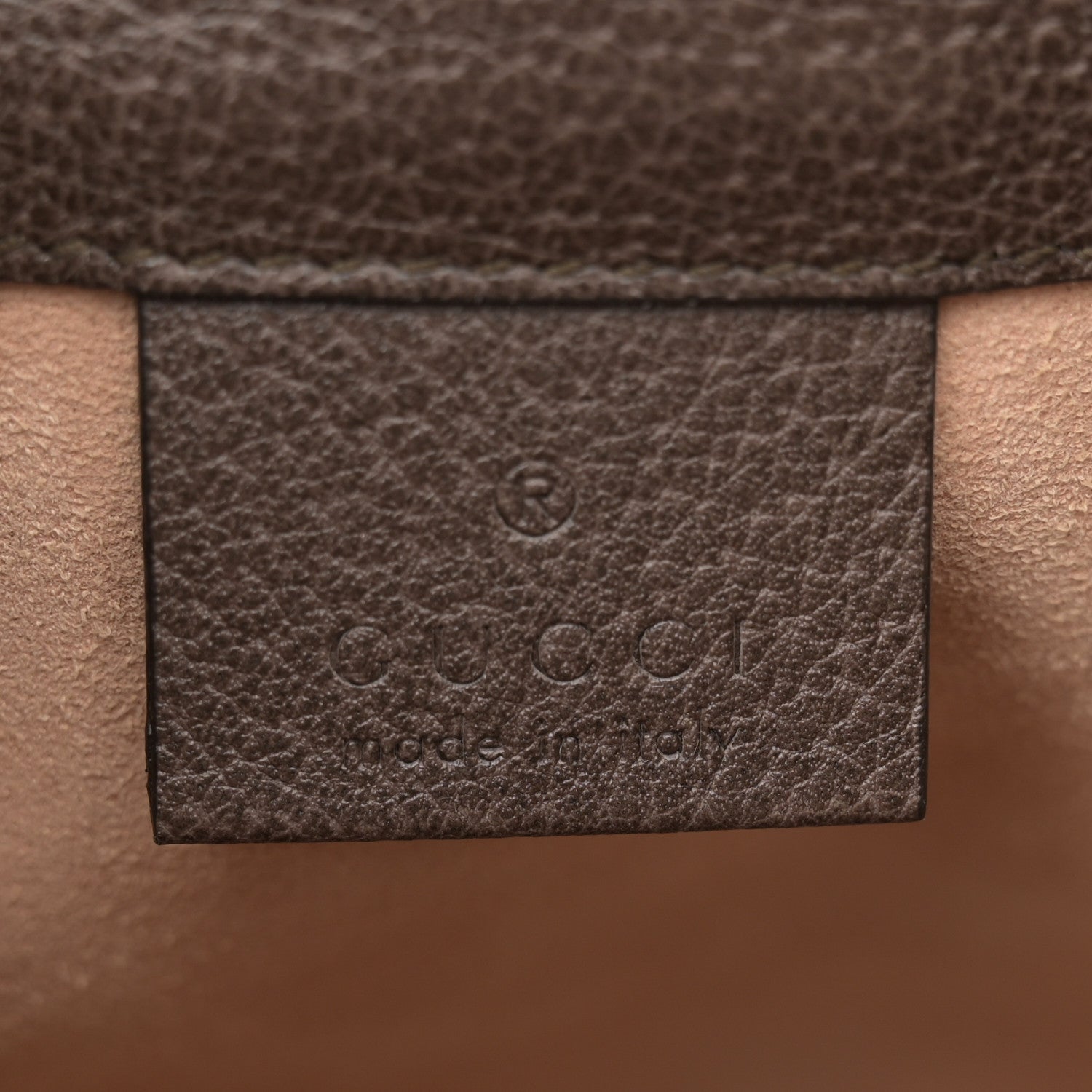 Gucci GG Supreme Monogram Web Mini Ophidia Bucket Bag Brown 6 of 11