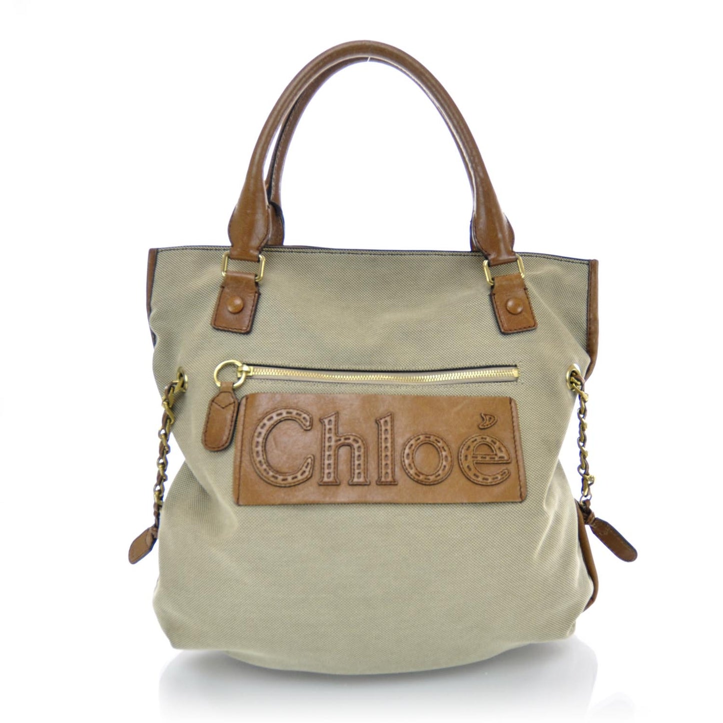 Canvas Leather Haley Tote