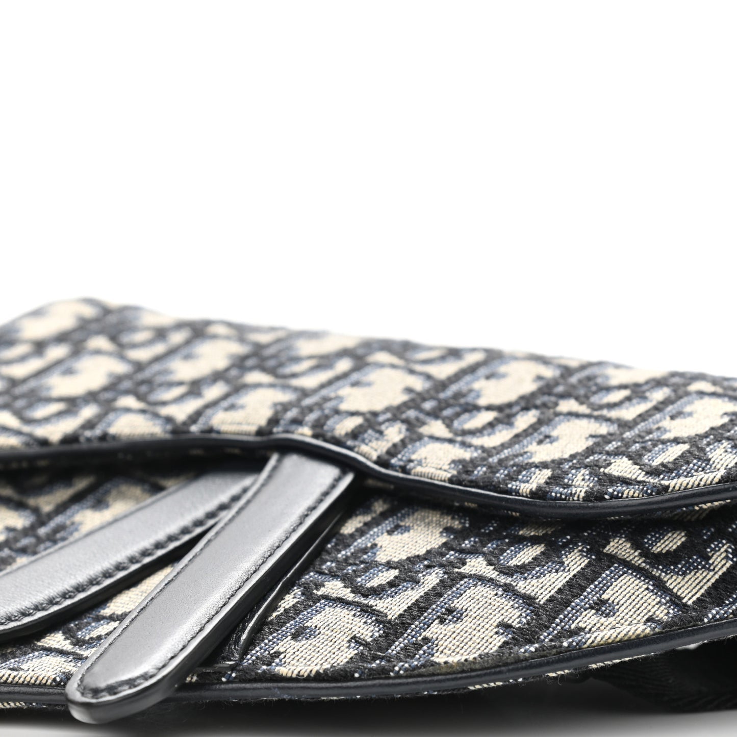 Oblique Saddle Belt Pouch Blue