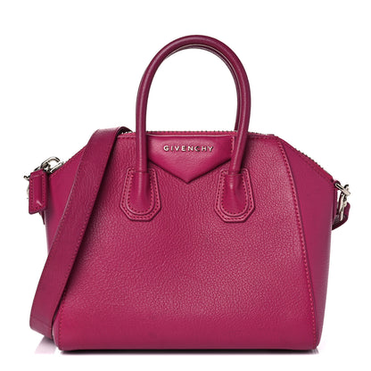 Givenchy Sugar Goatskin Mini Antigona Magenta 1 of 23