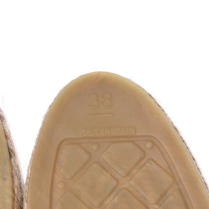 Chanel Lambskin CC Espadrilles 38 Black 6 of 9