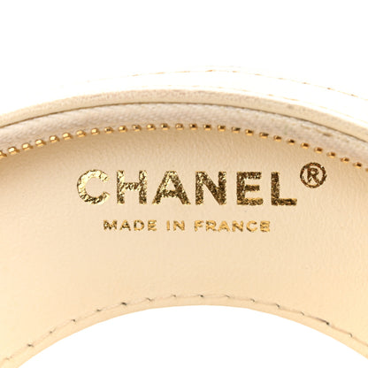 Chanel Lambskin Coco Lifesaver Round Bag Black White 6 of 16