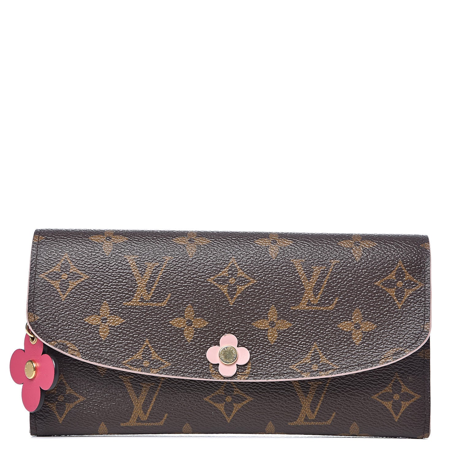 Louis Vuitton Monogram Bloom Flower Emilie Wallet 1 of 12