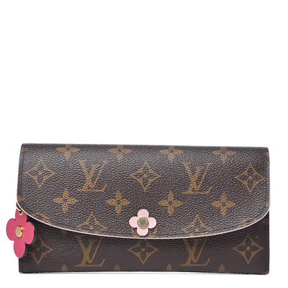 Louis Vuitton Monogram Bloom Flower Emilie Wallet 1 of 12