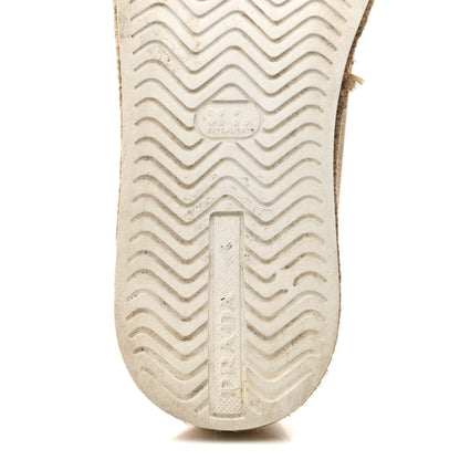 Prada Canvas Gabardine Espadrille 45mm Platform Sneakers 37.5 Corda 8 of 12